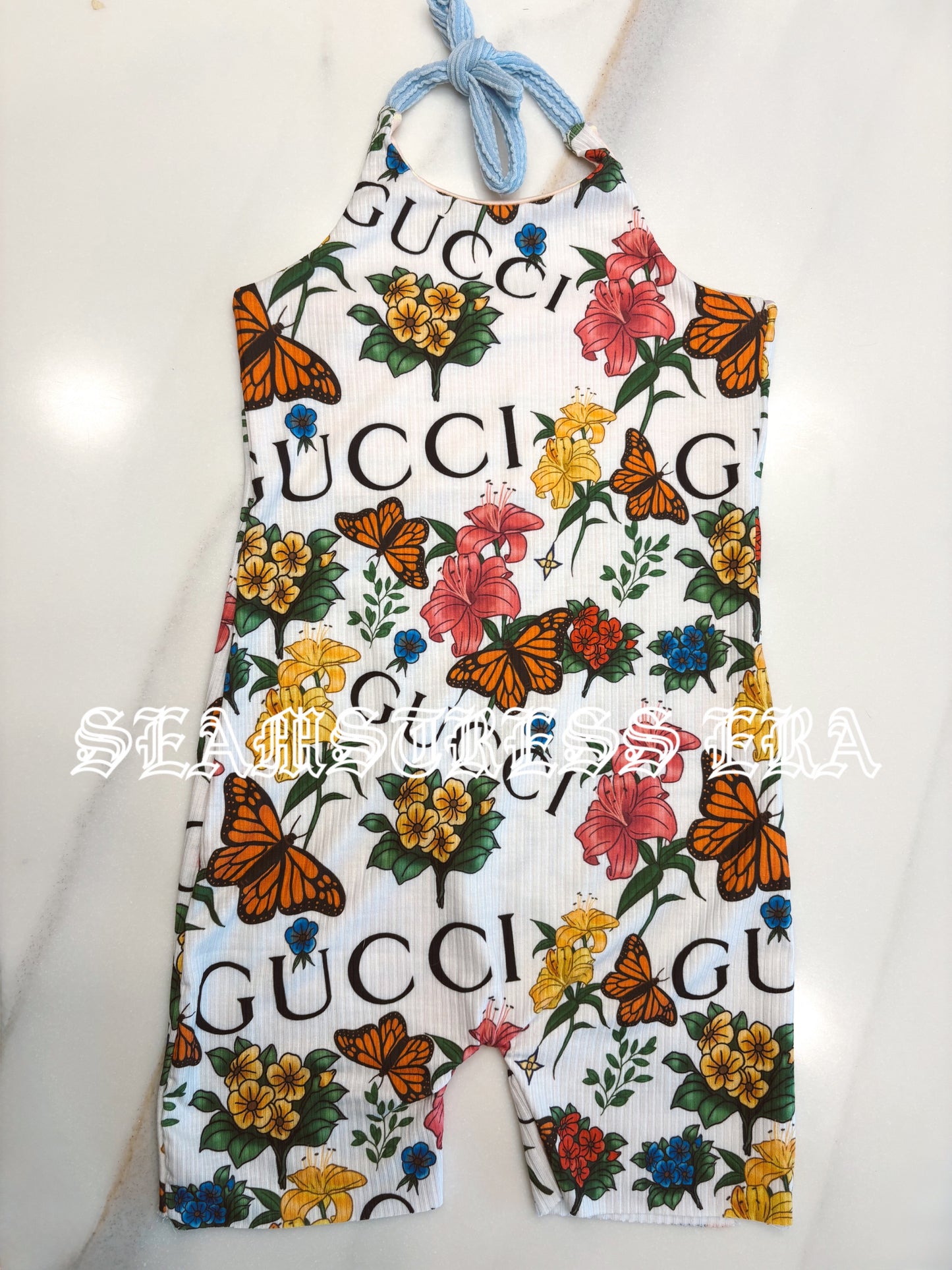 5T Halter Biker Romper